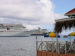 Paradise Restaurant View of Cruise Ships Grand Cayman Cayman Islands Restaurants