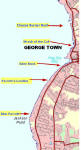 Grand Cayman Scuba Diving Location Map