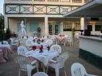 Neptune Restaurant Pation.  Grand Cayman Cayman Islands restaurants